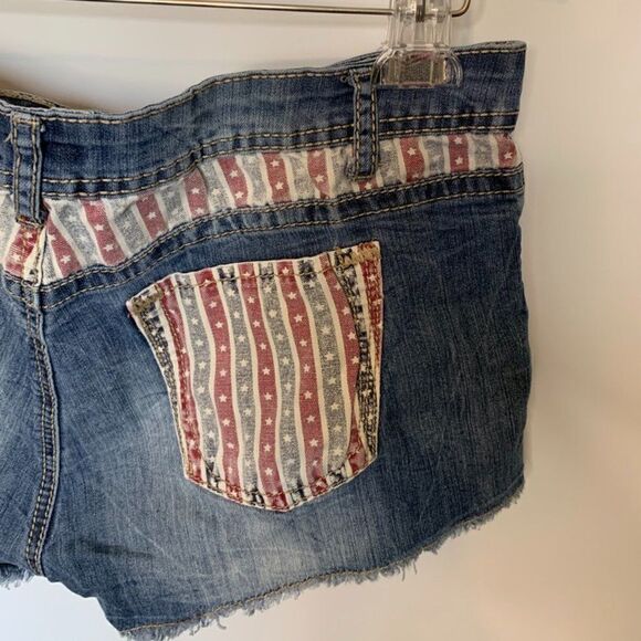 Hot Kiss Cici Patriotic Denim Short - Picture 7 of 9